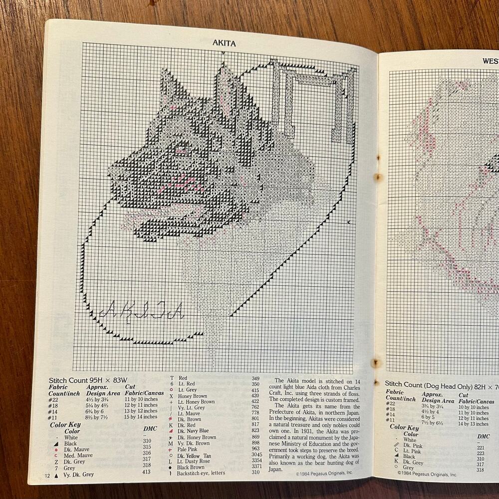 Dogs Cross Stitch Pattern Book Collection 4 - Picture 3 of 4